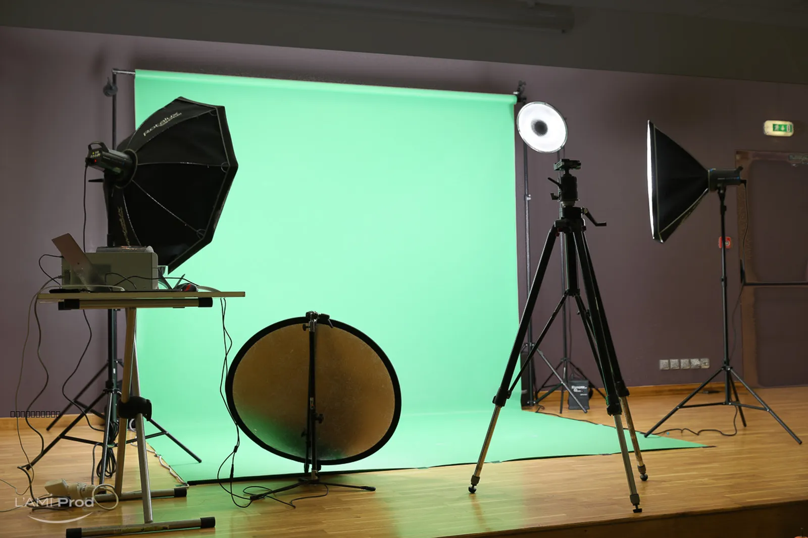 Magic shoot — Studio photo / Écran vert