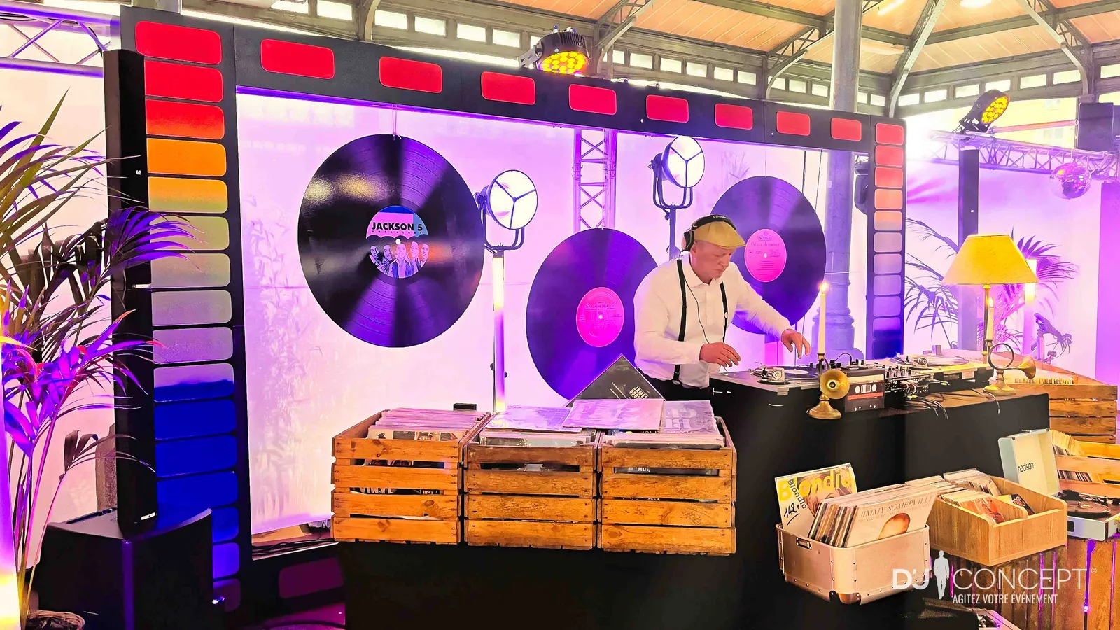 Bar à vinyles
